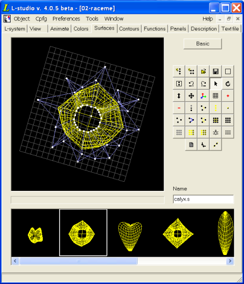 Advanced surface editor