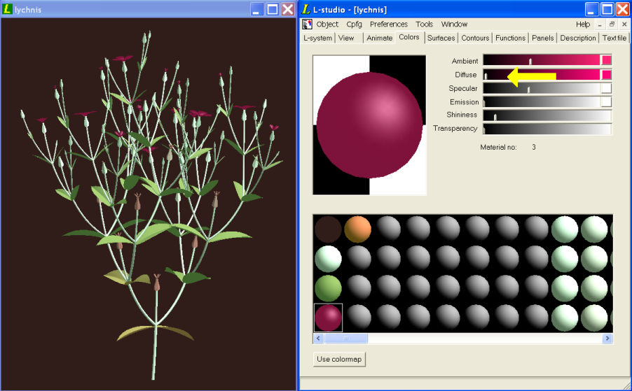 Turning down the diffuse component