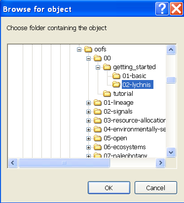 Open dialog box